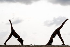 Yoga dans un cadre parfait