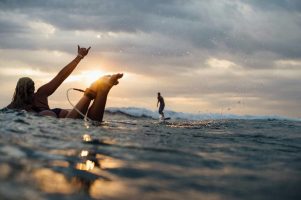 surfer à Canggu