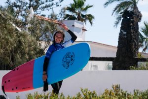 Etudiant surfeur Fuerteventura