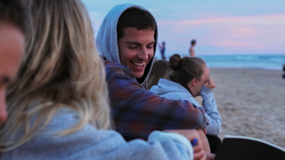 Waiting for the sun to set