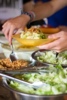 Buffet libre nourriture Surf camp Espagne Buffet libre