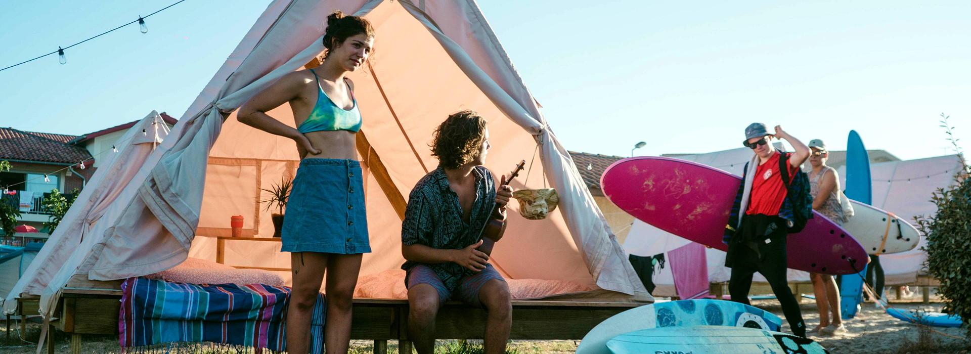 Hébergement en tente glamping à Vieux Boucau